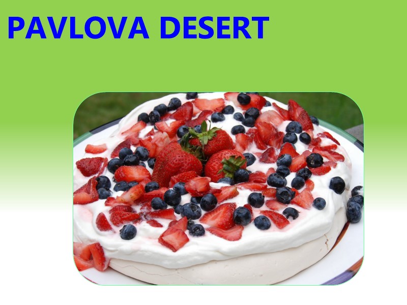 PAVLOVA DESERT